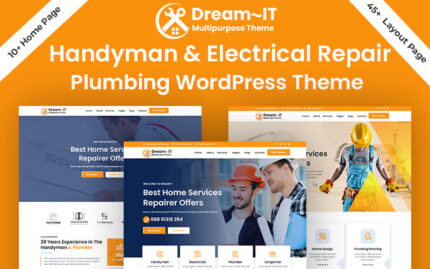 Tema WordPress Tukang Listrik dan Perbaikan Pipa DreamIT