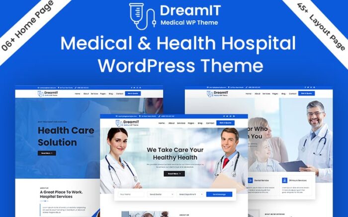 DreamIT - Tema WordPress Medis & Perawatan Kesehatan