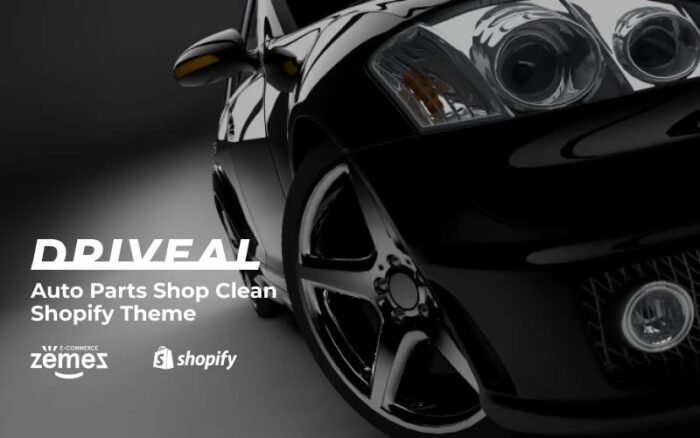 Driveal - Tema Shopify Bersih Toko Suku Cadang Mobil