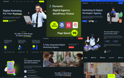 Tema WordPress Agensi Digital yang Dinamis