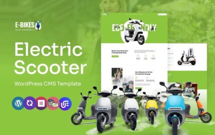 E-Bike - Electric Vehicle And Charging Station Multipurpose WordPress Elementor Theme