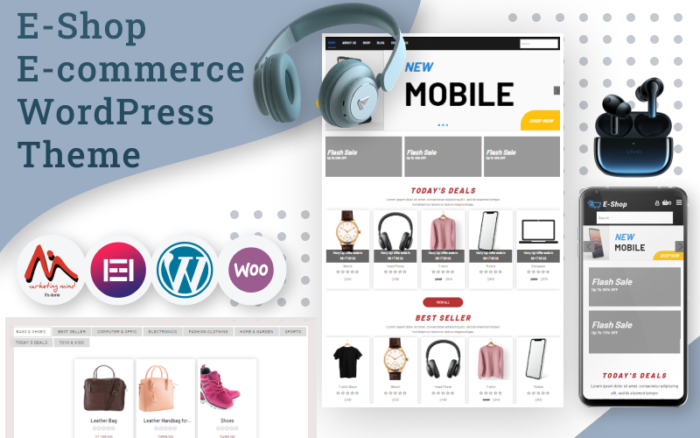 Tema WordPress E-Shop dan E-dagang