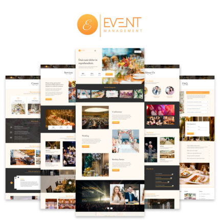 Acara & Festival, Manajemen Pesta / Acara - Template HTML5 - Fitur Gambar 1