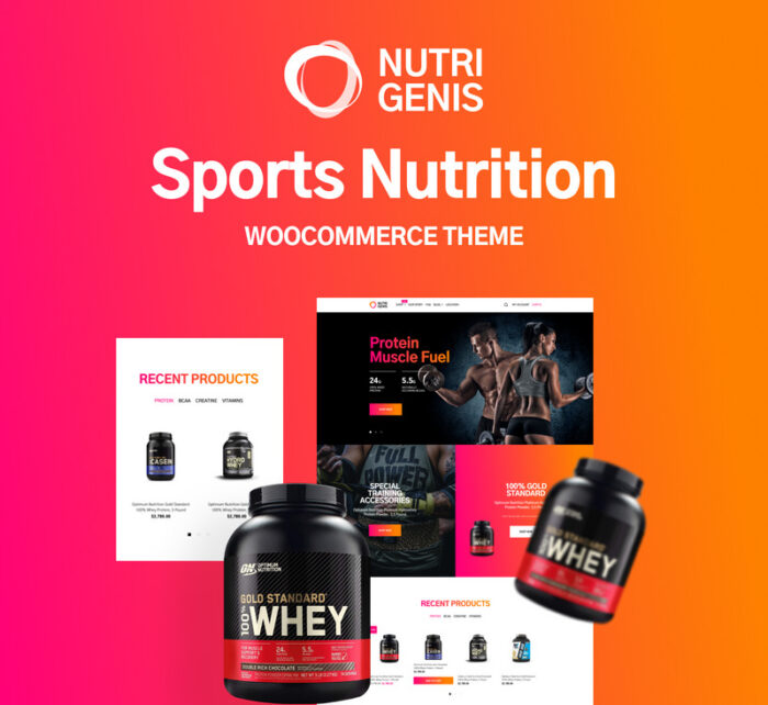 Nutrigenis - Tema WordPress Nutrisi Olahraga - Fitur Gambar 2