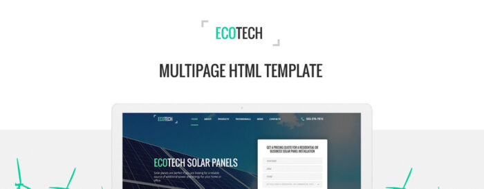 Ecotech - Template Halaman Arahan HTML5 Energi Surya - Fitur Gambar 1