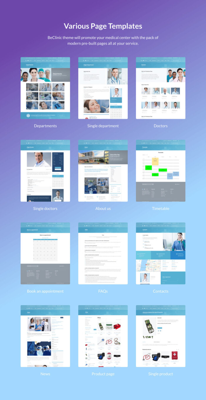 BeClinic - Tema WordPress Medis Serbaguna yang Bersih - Fitur Gambar 3