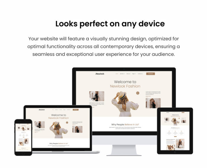 Newlook - Kit Template Elementor Mode dan Pakaian - Fitur Gambar 5