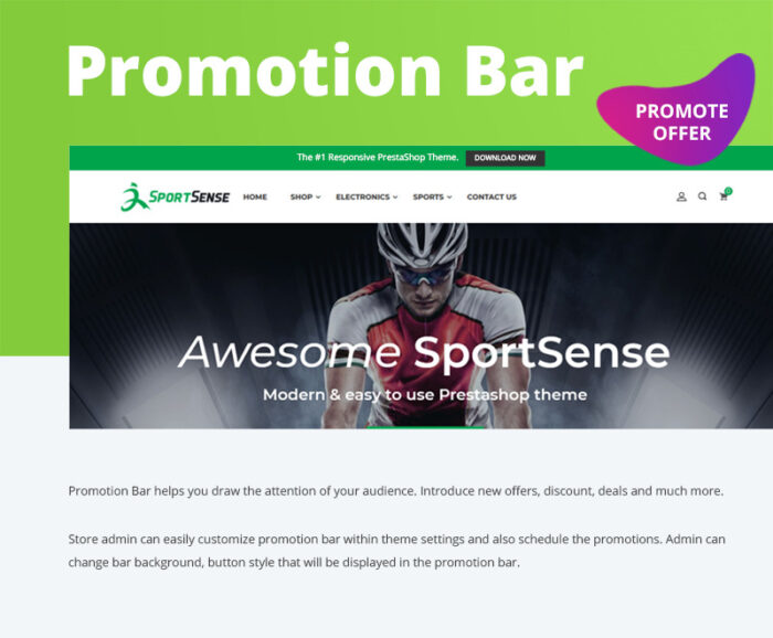 SportSense - Tema Prestashop Responsif Serbaguna - Fitur Gambar 3