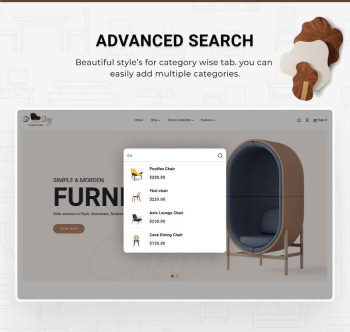 Sit Stay - Mega Furniture Shopify 2.0 Tema Responsif - Fitur Gambar 5