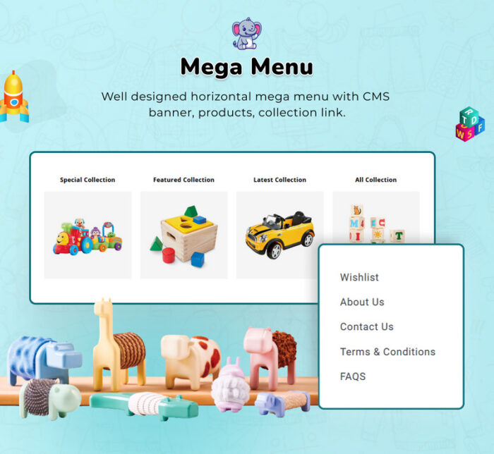 Kids Zone - Mega Toys and Fashion Shopify 2.0 Tema Responsif Premium - Fitur Gambar 6