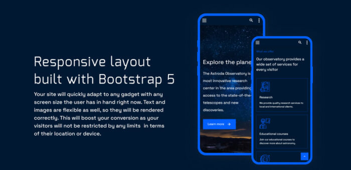 Astroda - Template HTML5 Astronomi - Fitur Gambar 6