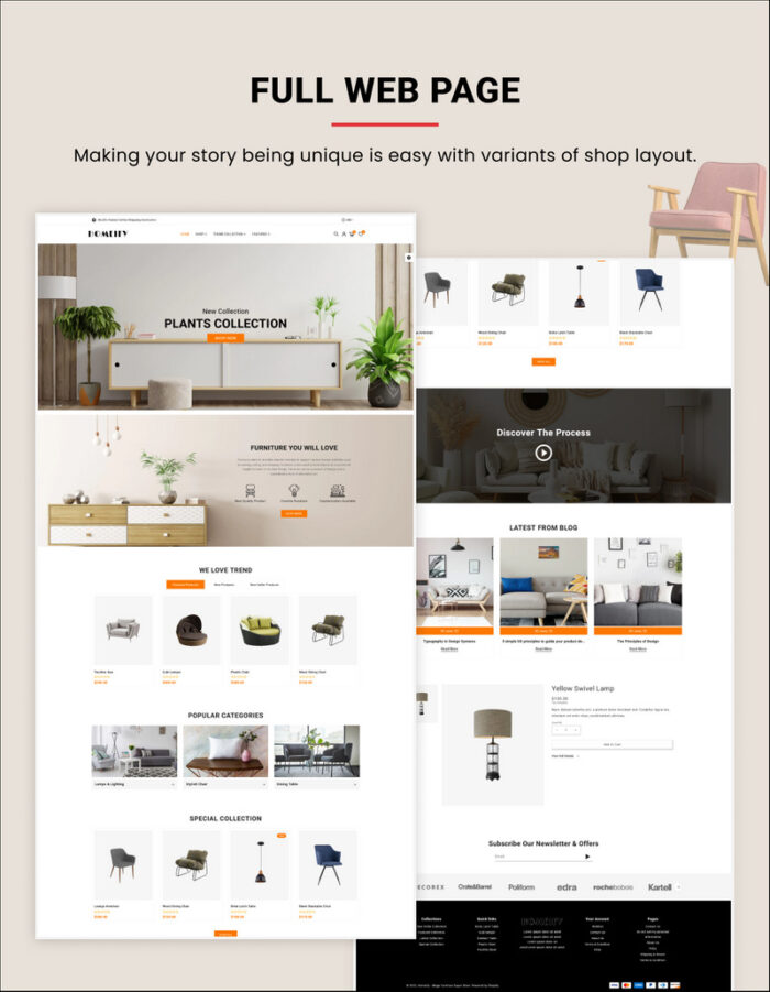 Homeify Mega Wood–Furniture Home–Décor Shopify 2.0 Tema - Fitur Gambar 4