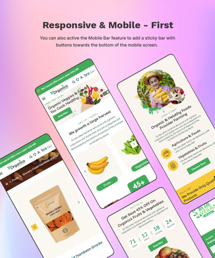 Organica - Toko Buah & Kelontong Organik Tema Responsif Serbaguna Shopify 2.0 Tingkat Tinggi - Fitur Gambar 7