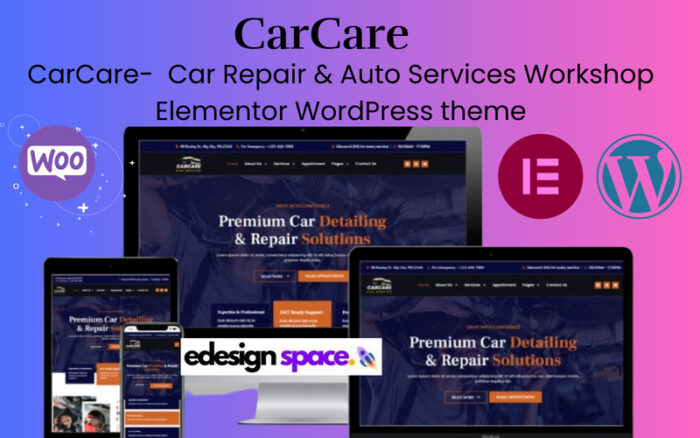 CarCare - Tema WordPress Elementor untuk Perbaikan Mobil, Layanan Otomotif, dan Bengkel - Fitur Gambar 1