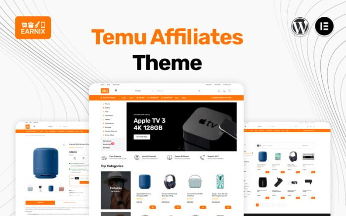 Earnix - Tema WooCommerce Afiliasi Temu