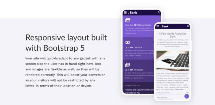 .Bank - Template Situs Web Multipage Bootstrap 5 Keuangan dan Perbankan - Fitur Gambar 5