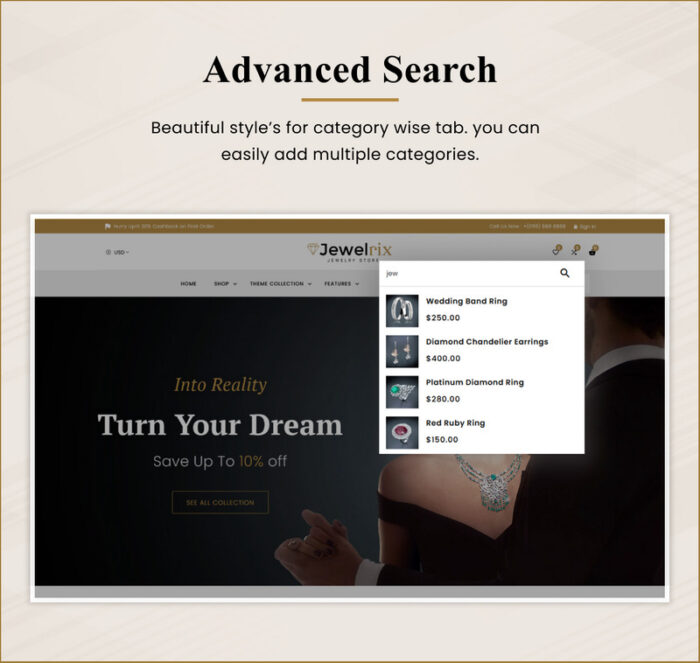 Jewelrix – Tema Responsif Premium Multiguna Shopify 2.0 Perhiasan - Fitur Gambar 6