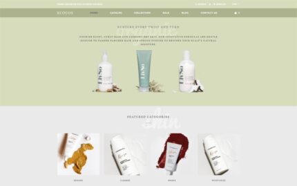 Ecocos - Tema Shopify Modern eCommerce Toko Kosmetik