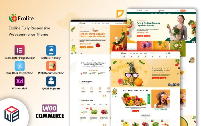 Ecolite - Toko Serbaguna, Supermarket, Makanan Organik WooCommerce