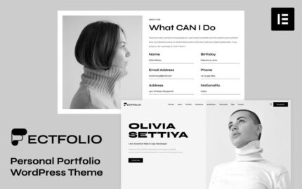 Ectfolio - Tema WordPress Portofolio Pribadi