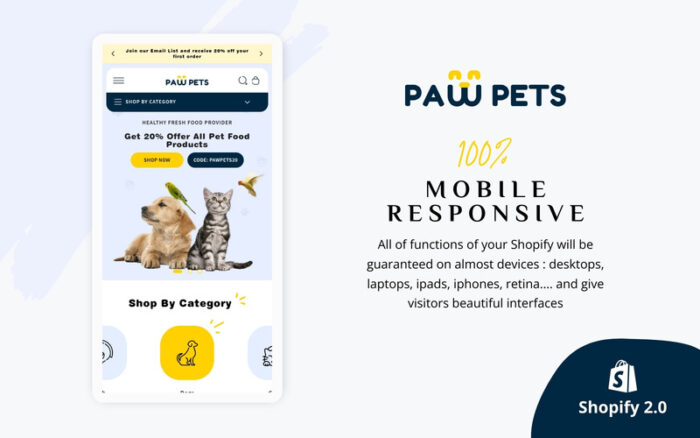 PawPets - Tema Hewan Peliharaan Shopify 2.0 Terbaik - Fitur Gambar 13