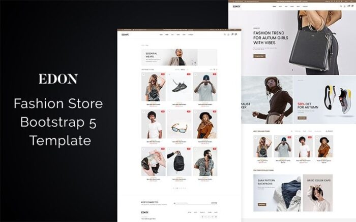 Edon - Template Situs Web Bootstrap 5 Toko Busana