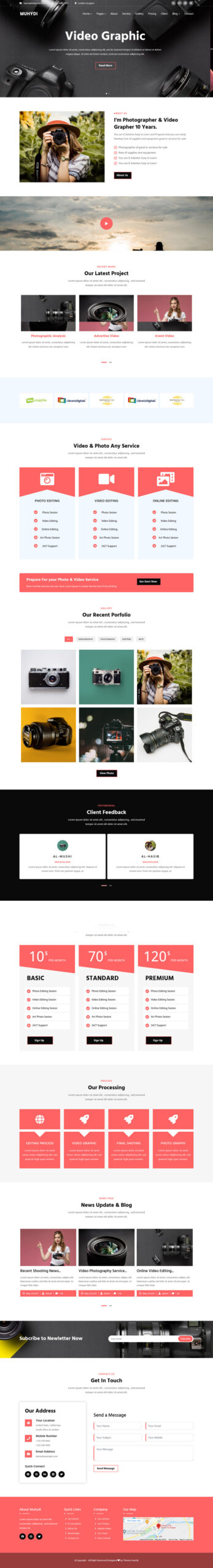 Muydi -Templat Situs Web HTML5 Fotografi & Videografi - Fitur Gambar 1