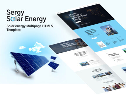 Sergy - Template Situs Web Perusahaan Energi Surya - Fitur Gambar 1