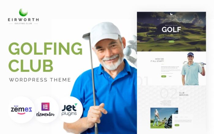 Eirworth - Tema WordPress Responsif Klub Golf