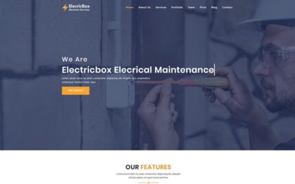 Electricbox Landing Page Template