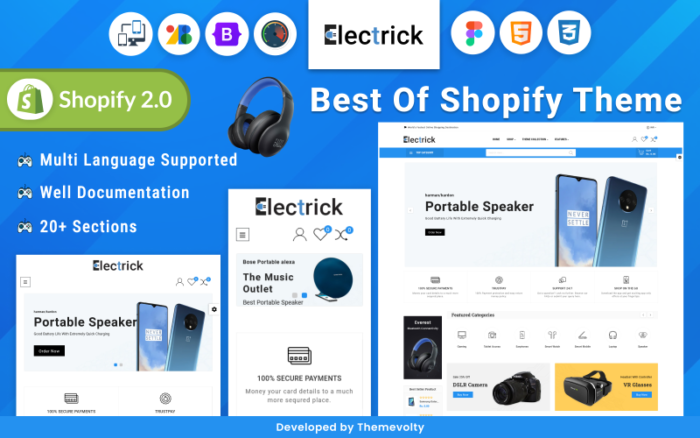 Electrick - Mega Electronics Shopify 2.0 Super Store