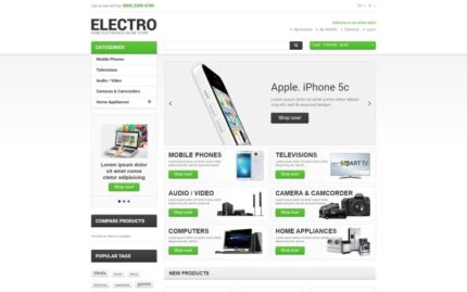 Tema Magento Peralatan Elektro