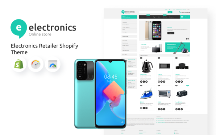 Tema Shopify eCommerce Pengecer Elektronik