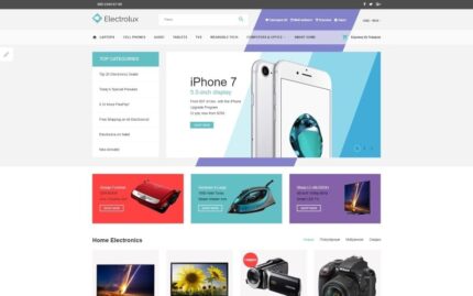 Electronics Store Responsive OpenCart Template