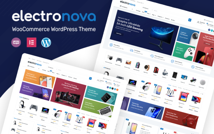 ElectroNova - Tema WordPress WooCommerce