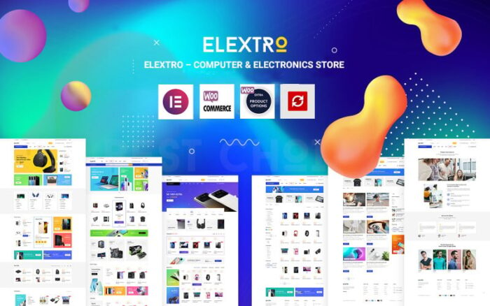 Tema WordPress Elementor Toko Komputer & Elektronik Elextro