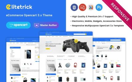 Elitetrick - Electronics Ecommerce Store Opencart