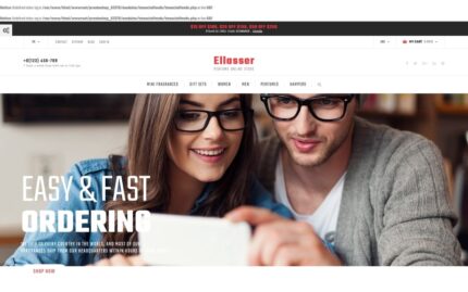 Ellasser - Tema PrestaShop Toko Parfum Online