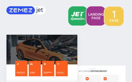 Engirem - Templat Elemen Jet Perbaikan Mobil