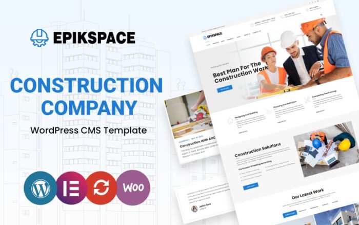 Epikspace - Tema WordPress Industri dan Konstruksi