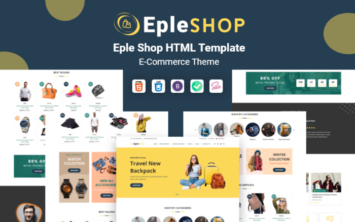 EpleShop - Template HTML eCommerce Serbaguna