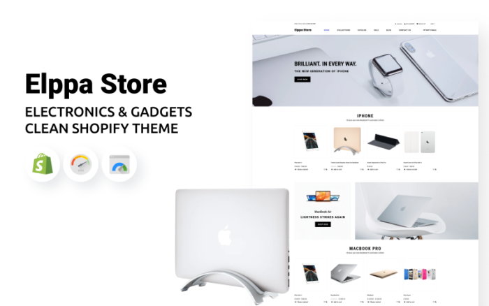 Eppla Store - Tema Shopify Bersih untuk Elektronik & Gadget