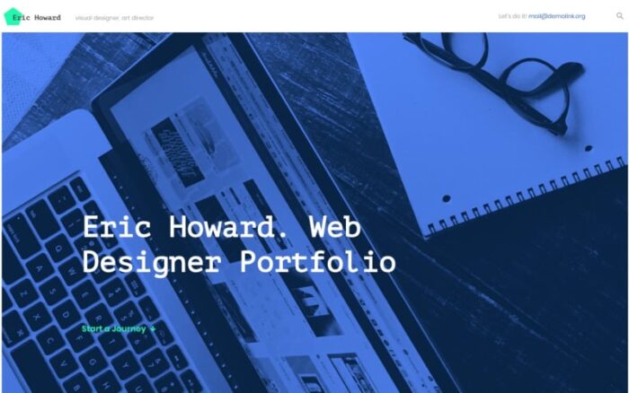 Eric Howard - Portofolio Desainer Web Template Situs Web Multihalaman