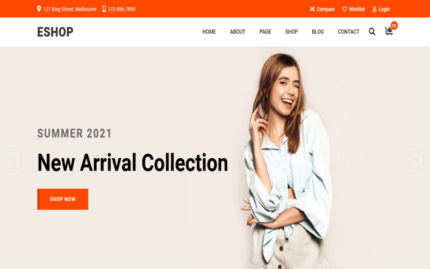 eShop - eCommerce Bootstrap 5 Multipurpose HTML5 Template