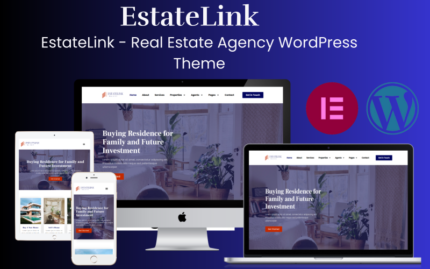 EstateLink - Real Estate Agency WordPress Theme