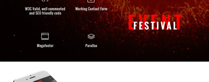 Acara Festival - Template Halaman Arahan HTML5 Responsif - Fitur Gambar 4