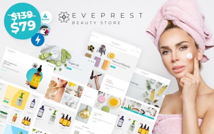 Eveprest Beauty 1.7 - Tema PrestaShop Toko Kecantikan