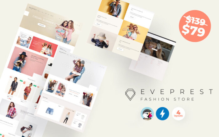 Eveprest Fashion 1.7 - Tema PrestaShop Toko Mode