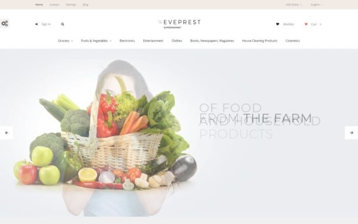 Eveprest - Tema PrestaShop Supermarket