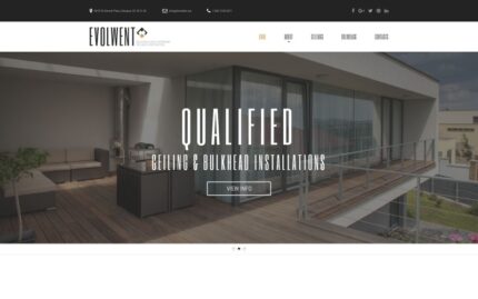 Evolwent - Template Situs Web HTML Modern Responsif Desain Interior